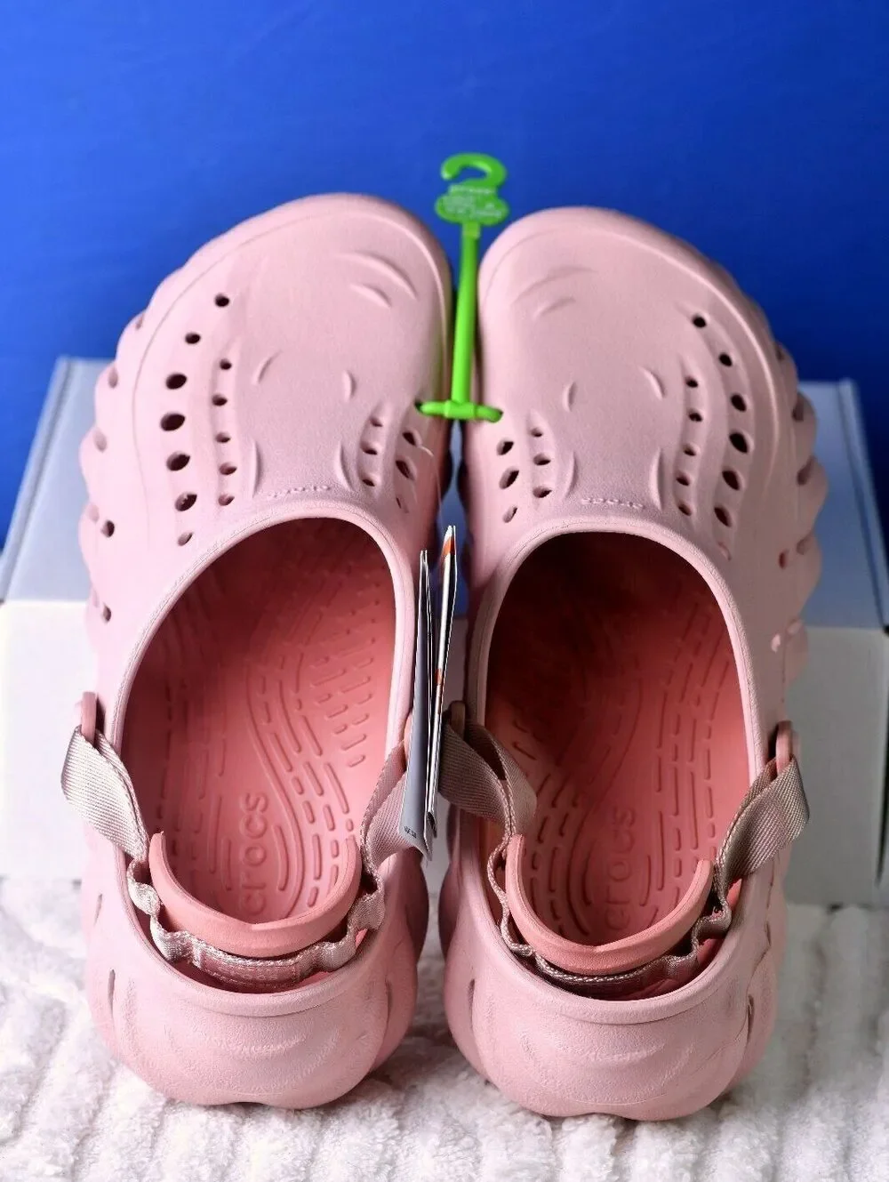 New! Size: 10 Men/12 Women | Crocs Echo Clogs Unisex Pink